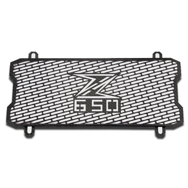 Carbon Radiator Grille Cover Guard Fit for Kawasaki Z650 ZR650 ER650 2017-2019