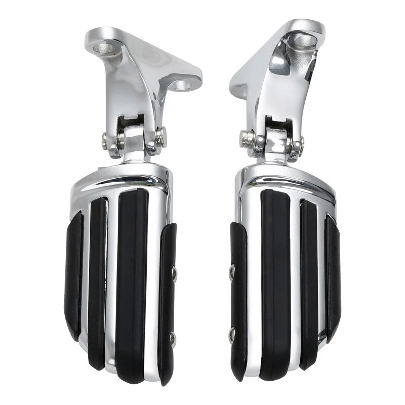 Chrome Passenger Footpeg Pegs Mount Fits For Harley Street Road Glide 1993-2025