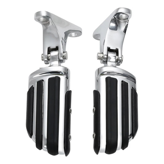 Chrome Passenger Footpeg Pegs Mount Fits For Harley Street Road Glide 1993-2025