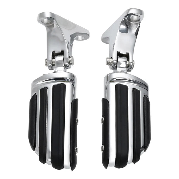 Chrome Passenger Footpeg Pegs Mount Fits For Harley Street Road Glide 1993-2025