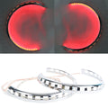Brake Rotor Covers Ring of Fire Red Fit For Honda Goldwing 1800 GL1800 01-17 F6B