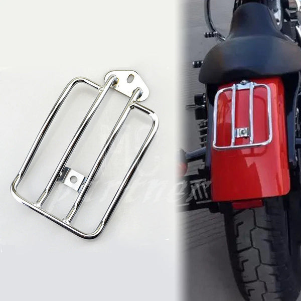 Chrome Metal Solo Seat Luggage Rack For Harley Sportster XL883 1200 2004-2014