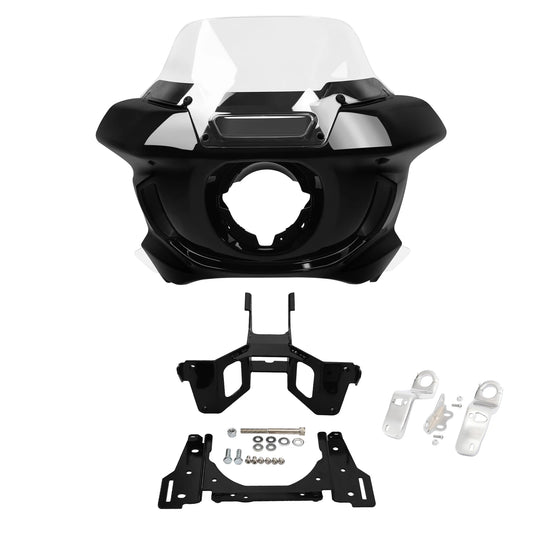 Front Fairings Windshield & Mount Bracket Fit For Harley Low Rider ST 2022-2025