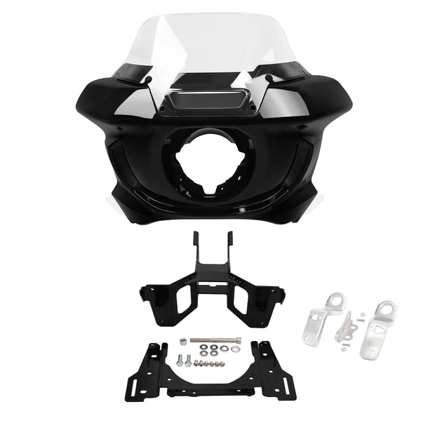Front Fairings Windshield & Mount Bracket Fit For Harley Low Rider ST 2022-2025