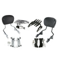 Detachable Backrest Sissy Bar Luggage Rack Fit For Harley Touring Flhr 2014-2025