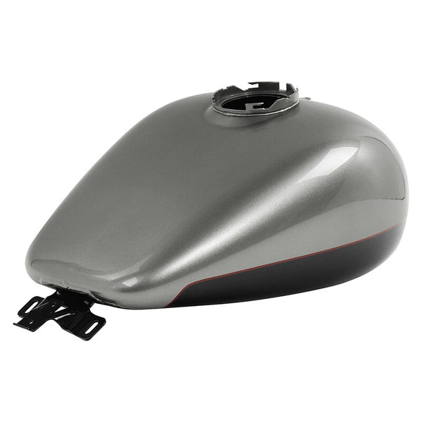 Fuel Gas Tank Fit For Harley Street Glide 2008-2023 Billet Silver /Vivid Black