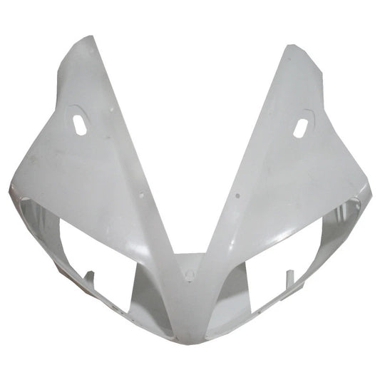 Unpainted Upper Front Fairing Cowl Nose Fit For Yamaha Yzf R1 2002-2003
