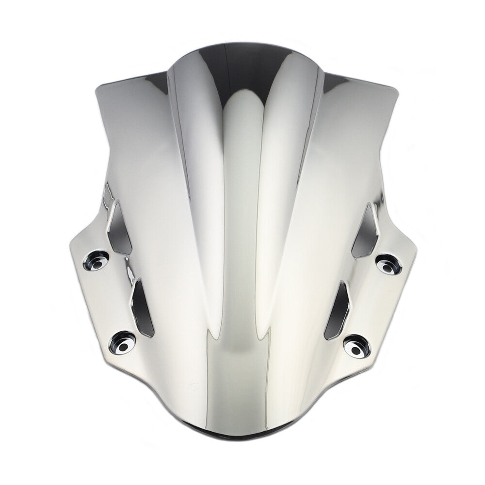 Double Bubble Windshield Windscreen For Suzuki GSX250R 2017-2021 18 19 20 Chrome
