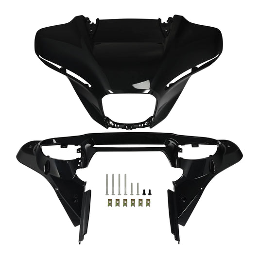 Vivid Black Front Inner / Outer Fairings Fit For Harley Cvo Street Glide 2023-26