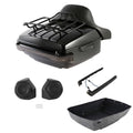 King Trunk Pad Rack LED Light Speakers Fit For Harley Street Road Glide 14-2026