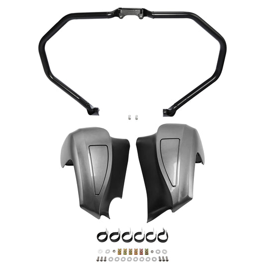 Engine Guard Highway Bar Lower Fairings Fit For Indian Chief Dark Horse 14-2023