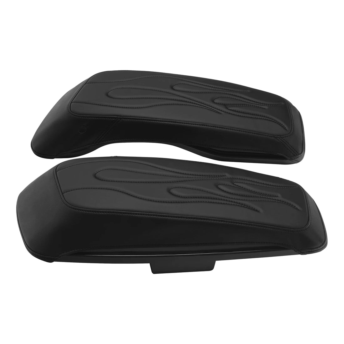 Black Saddlebag Lid Covers Fit For Harley Touring Street Glide Flhx 2014-2023