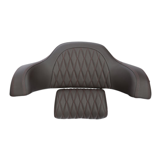 Rear Trunk Passenger Backrest Fit For Indian Chieftain Springfield 14-23 Coffee