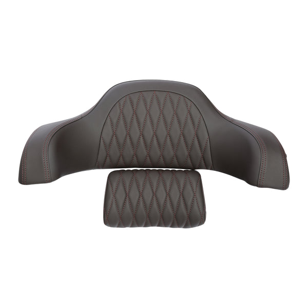 Rear Trunk Passenger Backrest Fit For Indian Chieftain Springfield 14-23 Coffee