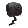 Red Stitch Rider Backrest Pad & Mount Fit For Harley Touring Road Glide 2009-Up
