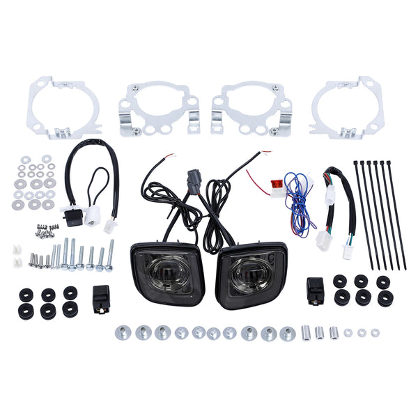 LED Fog Lights Driving Light Smoke Lens Fit For Honda GoldWing GL1800 F6B 13-17