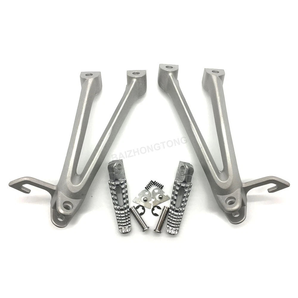 For 2006 2007 Suzuki GSXR600 GSXR750 New Rear Passenger Foot Peg Bracket Silver