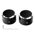Black Front Axle Nut Covers Bolt Kit Fit For Harley Touring Road Glide Sportster