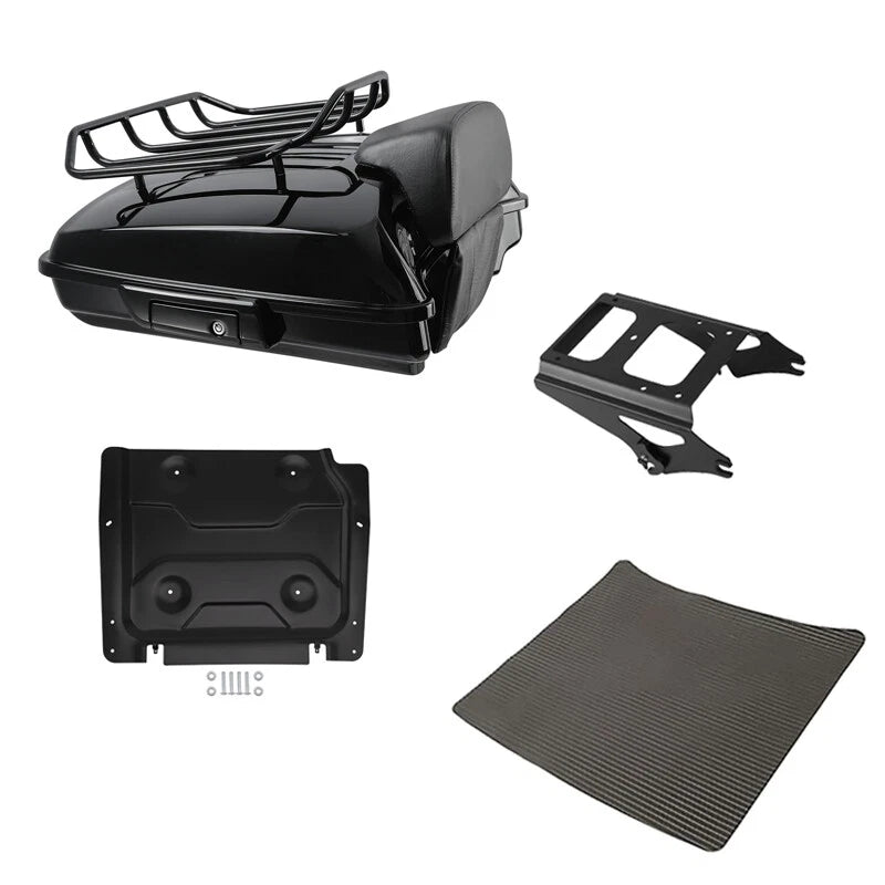 Razor Trunk Pad Mount Rack Plate Fit For Harley Touring Road Glide 09-2013