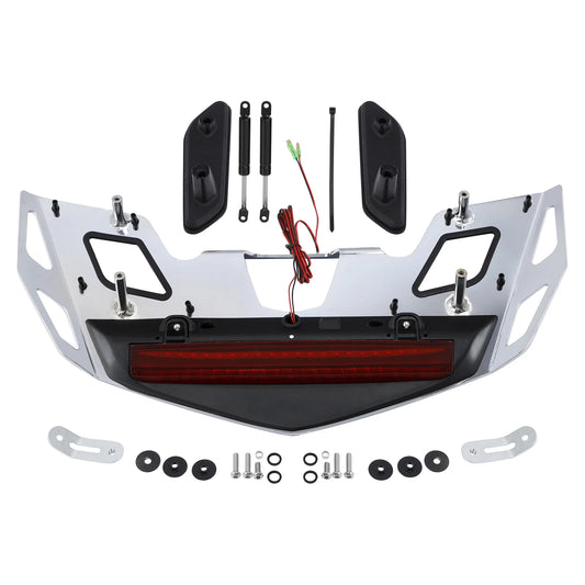 Trunk Luggage Rack LED Brake Light Red Lens Fit For Honda Goldwing GL1800 21-25