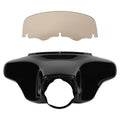 Batwing Outer Cowl Fairing Smoke 8'' Windscreen Fit For Harley Touring 1996-2013