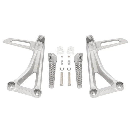 Honda CB650F CBR650F Silver Rear Passenger Foot Pegs Bracket Fit For 2014-2018