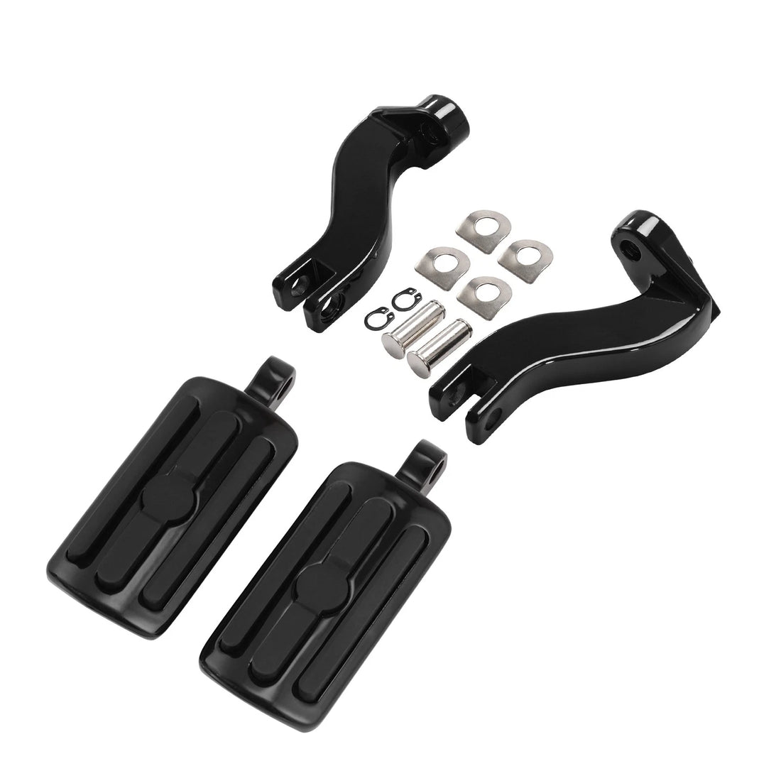 Passenger Peg Mount Bracket & Footpegs Fit For Harley Touring Road Glide 93-25