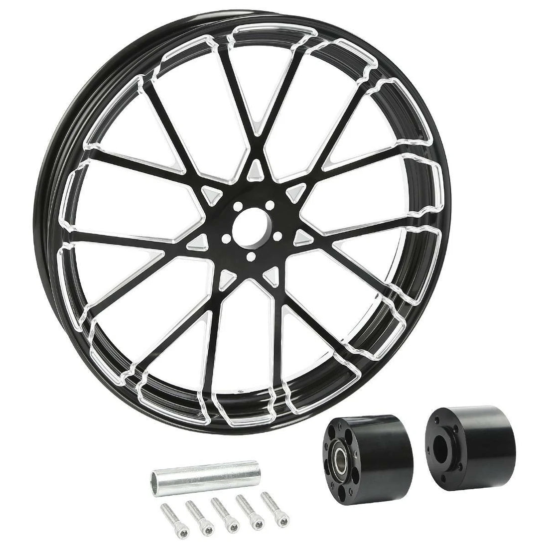 21"x3.5" Front Wheel Rim Hub Dual Disc Fit For Harley Road Glide 1997-2021