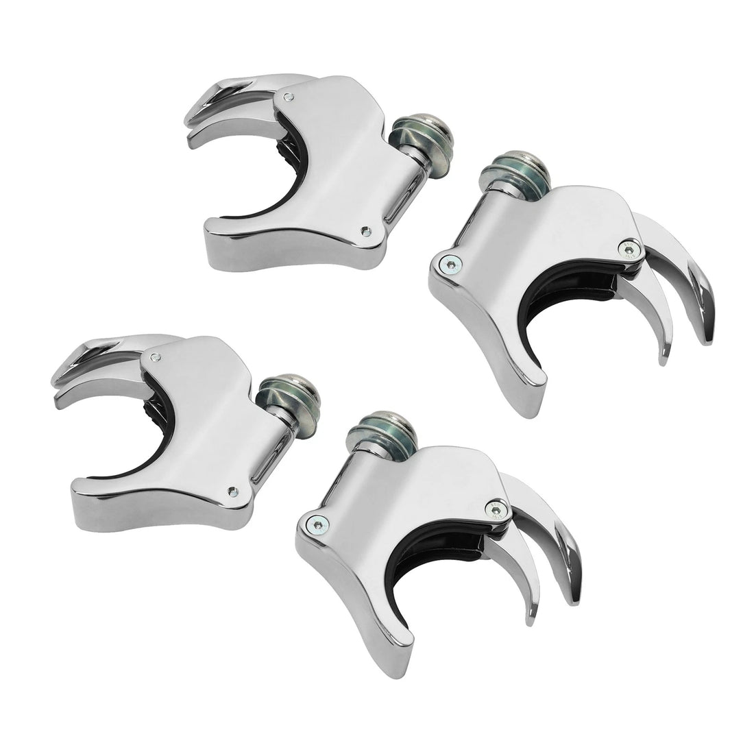 49mm Quick Release Windshield Clamps Fit For Harley Dyna Street Fat Bob 06-17