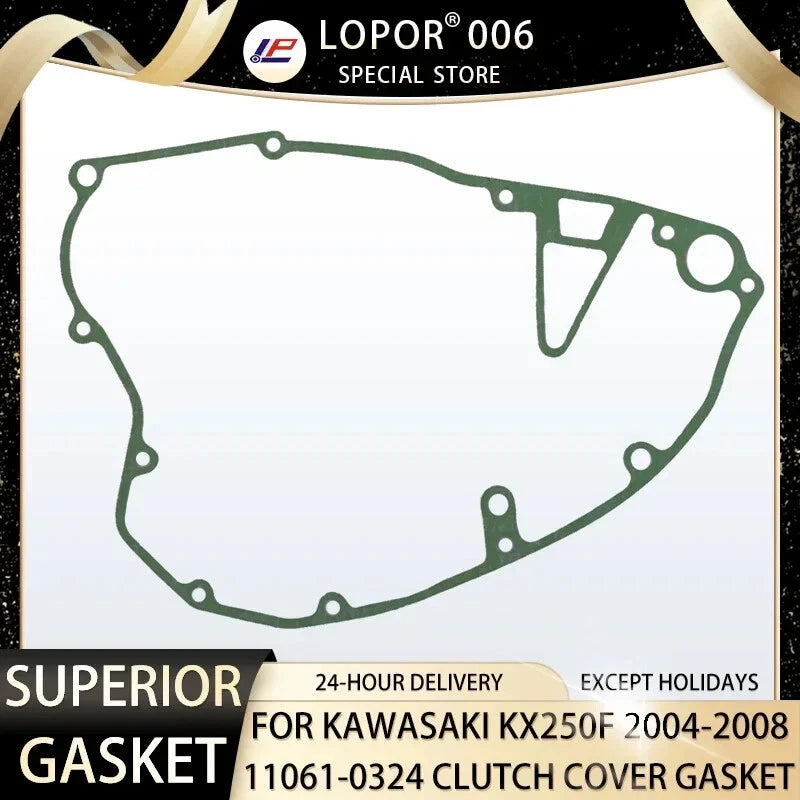 Engine Crankcase Clutch Cover Seal Gasket For Kawasaki KX250 2004-2008 KX 250
