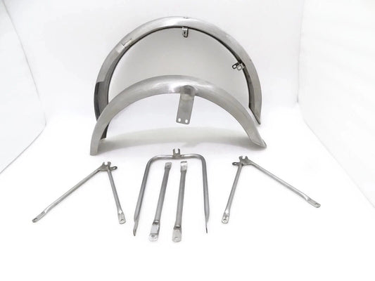 For Matchless G3L Ajs 16M Military Model Front & Rear Mudguard + Stays