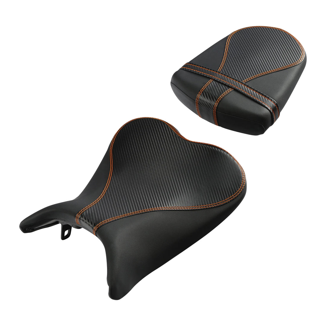Black Driver Rider & Passenger Seats Fit For Suzuki GSXR600 GSXR750 2006-2007 07