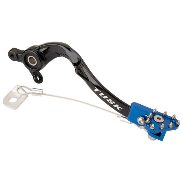 Tusk L33-5011BU Aluminum Brake Pedal Blue Tip