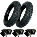 New IN Pack 2) HD Tires W/ 3) Tubes Straight Stem 2.50X10 For Razor SX500 SX650