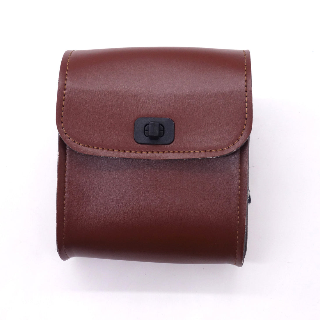 Universal Motorcycle Brown PU Leather Handlebar Sissy Bar Saddlebag Tool bag