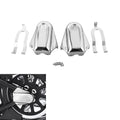 Chrome Rear Axle Covers Swingarm Cap Fit For Harley Softail 2008-2017 2015 2016