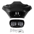 Unpainted Inner Outer Fairings & LED Headlight Fit For Harley Road Glide 98-2013