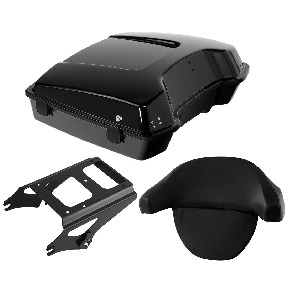 5.5" Razor Trunk Backrest Mount Fit For Harley Touring Electra Glide 09-13