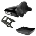 Chopped Trunk Pad Mount Fit For Harley Touring Road King 2009-2013