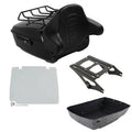 King Trunk Pad Rack Mount Plate Fit For Harley Touring Road Glide Fltrx 2014-26