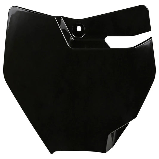 UFO Front Number Plate Black For KTM 65 SX 2016-2023