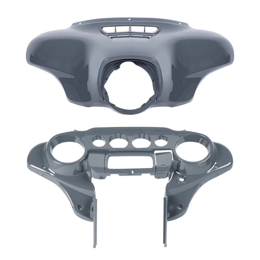 Inner & Outer Fairings Fit For Harley Touring Street Glide 2014-23 Gunship Gray