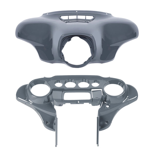 Inner & Outer Fairings Fit For Harley Touring Street Glide 2014-23 Gunship Gray