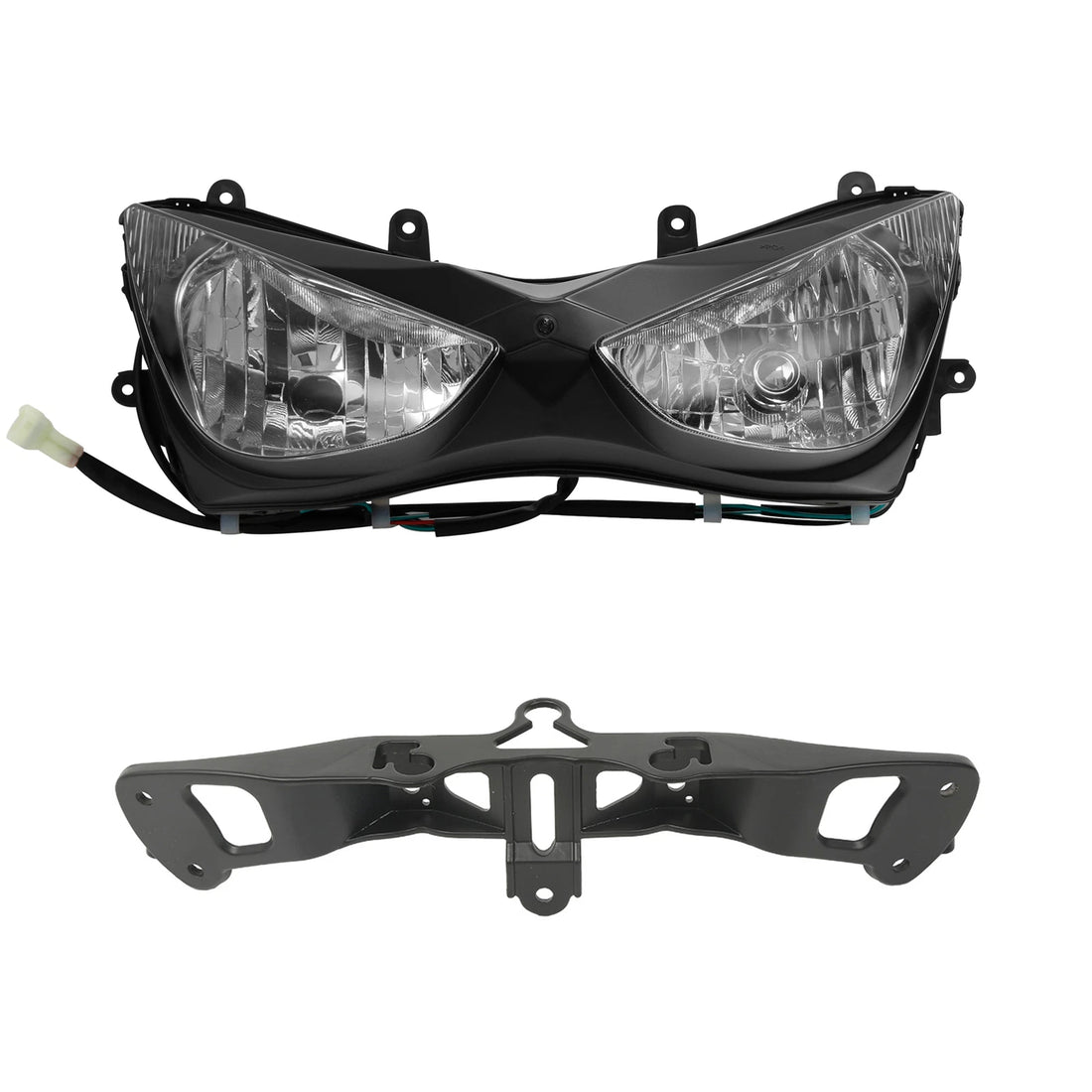 Headlight Light Assembly Fairing Stay Bracket Fit For Kawasaki Ninja ZX6R 05-06