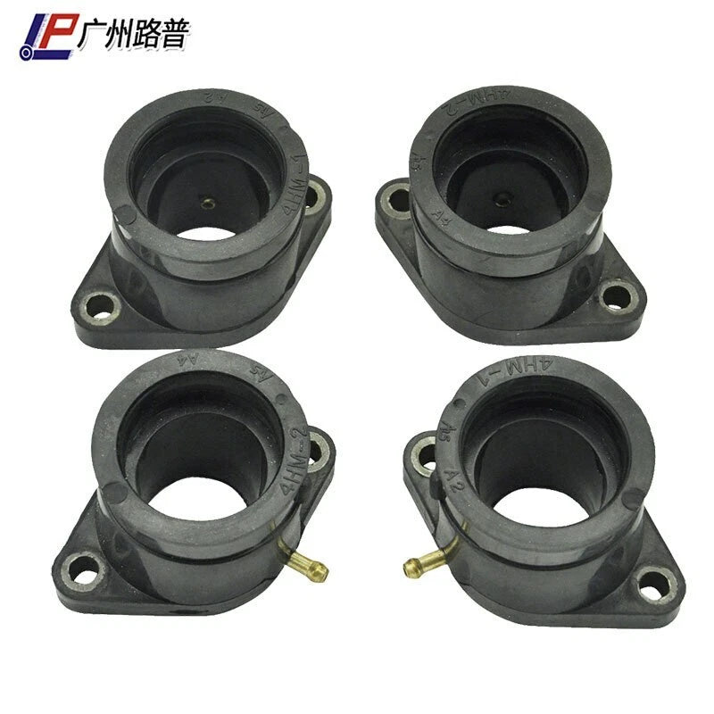 4 PCS Carburetor Intake Manifold For Yamaha XJR400 1993-20 4HM-13586 / 13596-00