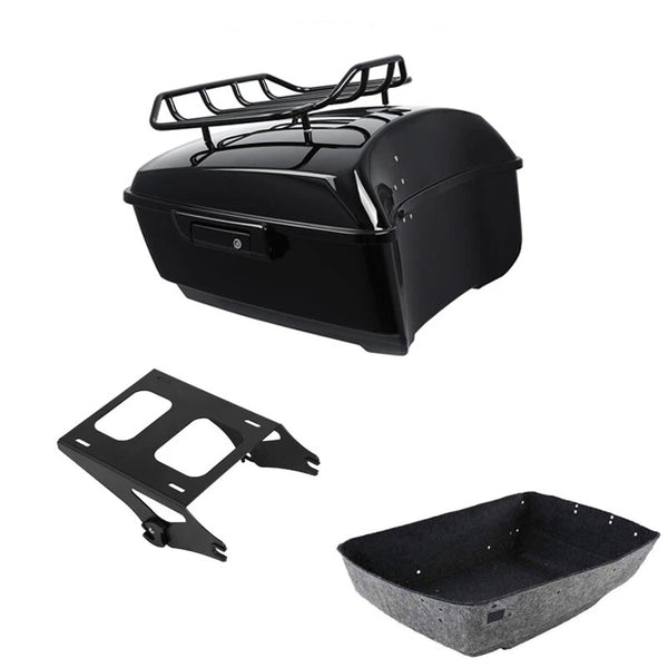 King Trunk Luggage Rack Mount Rack Fit For Harley Touring Electra Glide 14-2026