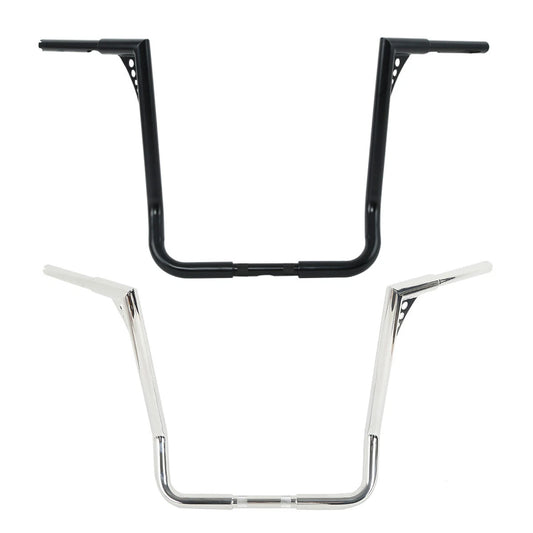 Chrome/Black 18" Ape Hanger Bar Handlebar Fit For Harley Electra Glide 1982-2024