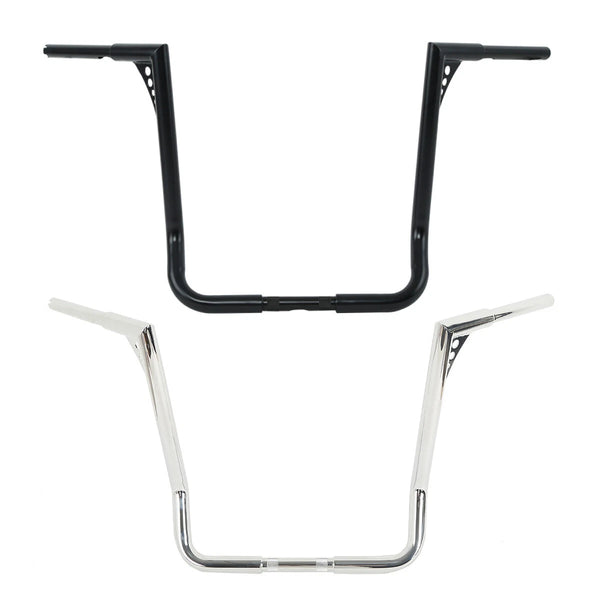 Chrome/Black 18" Ape Hanger Bar Handlebar Fit For Harley Electra Glide 1982-2024