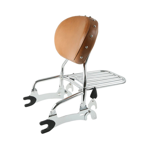 12" Backrest Sissy Bar with Luggage Rack For Indian Chief Classic 14-18 15 16 17