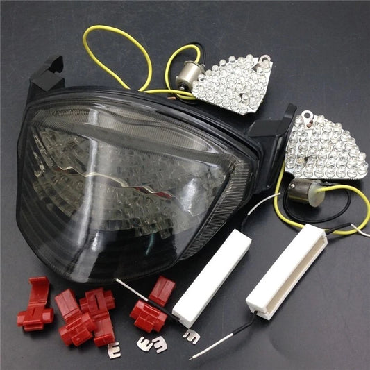 Tail Light LED Smoke Integrated Turn Signal Fit For Suzuki GSXR1000 2005-2006 K5
